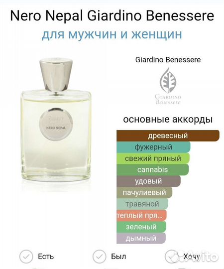 Парфюм Nero nepal 100мл