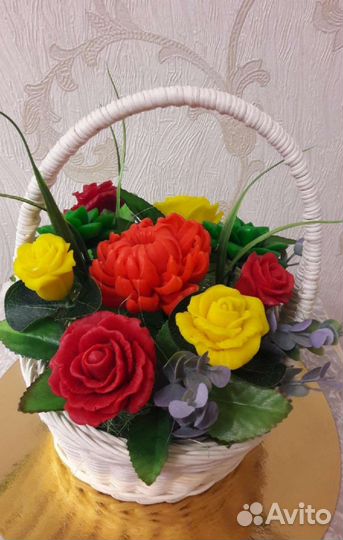 Букеты из мыла ручной работы