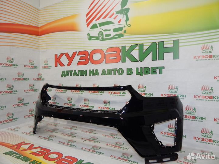 Бампер передний Hyundai Creta крета чёрный