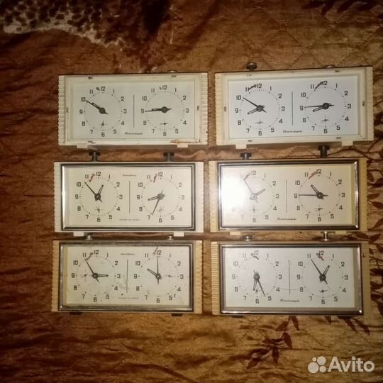 Часы шахматные янтарь