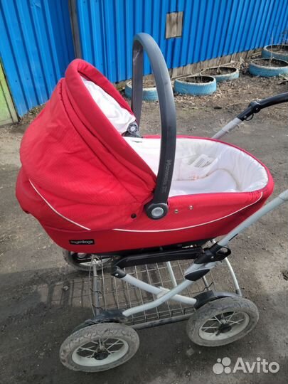 Коляска люлька peg perego +автолюлька