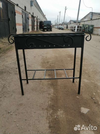 Мангал, лавка, скамейка, подставка под цветы