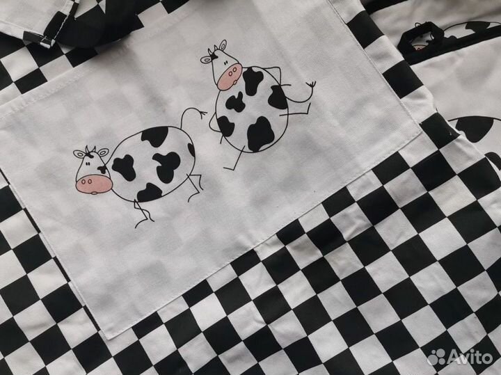 Набор фартук, рукавичка, прихватка