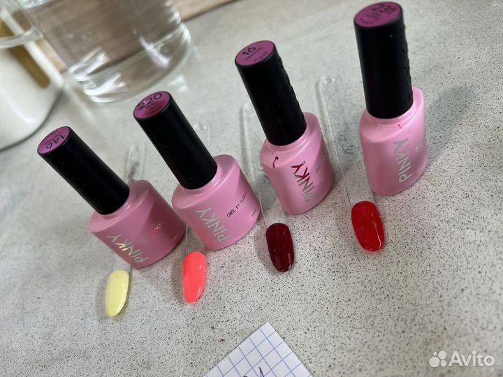 Гель лак для ногтей pinky