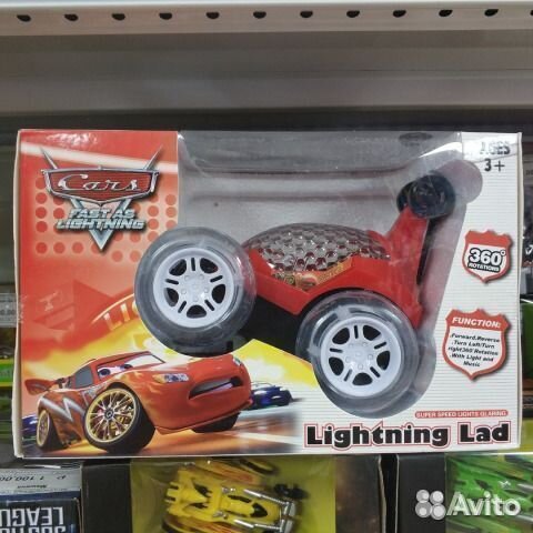 Машина-перевертыш на р/у Тачки Молния Маквин