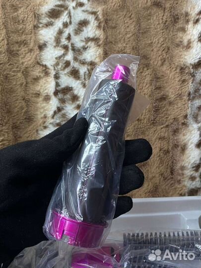 Фен стайлер 5 в 1 «dyson» + в подарок открытка