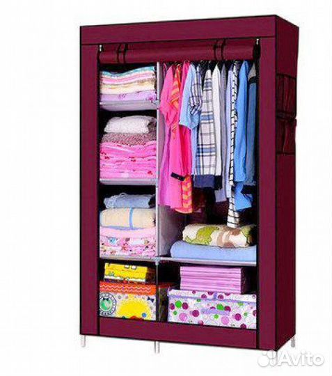 Мебель для одежды шкаф тканевый каркасный новый