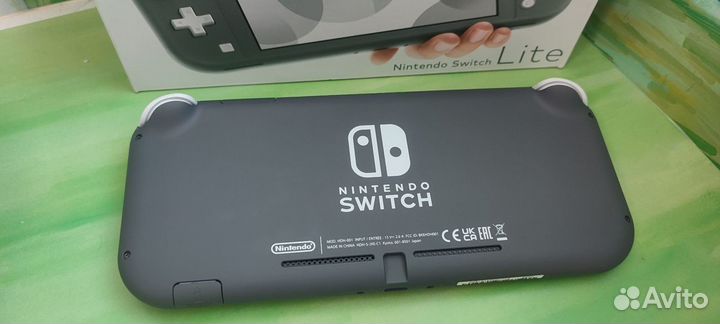 Черная Nintendo switch lite прошитая+ 128 гб