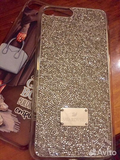 Красивый Чехол Swarovski iPhone 7, 8 plus