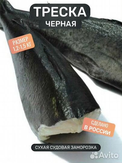 Черная треска сухая заморозка BlF203