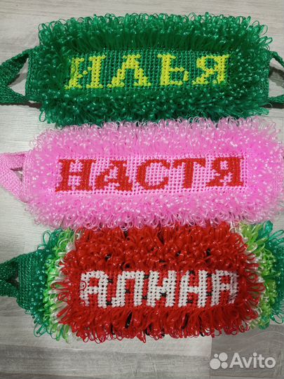 Мочалка ручной работы