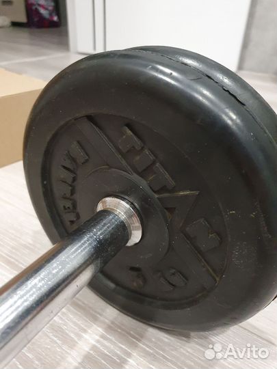 Штанга с блинами бу