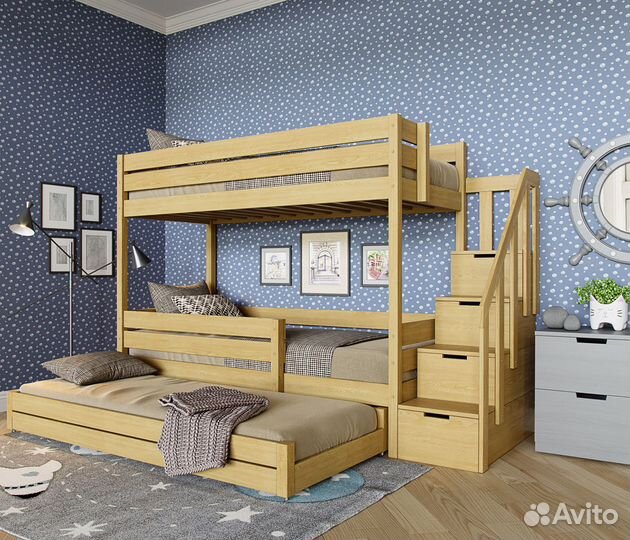 Детская кровать двухъярусная
