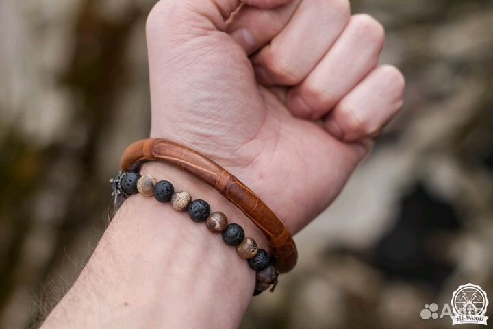 Браслет из натуральной кожи крокодила