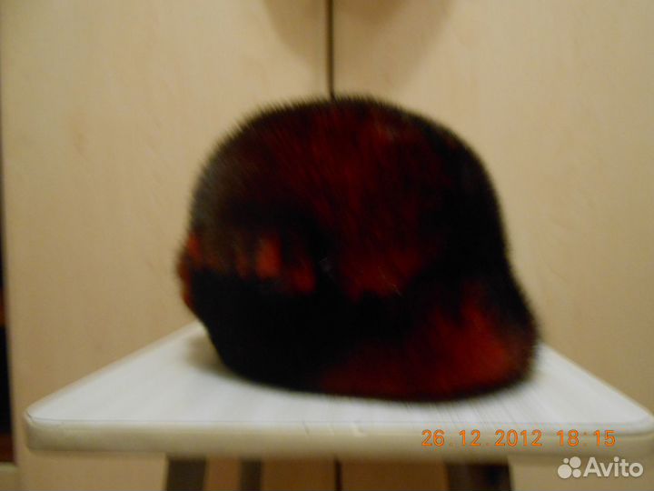 Норковая шапка в идеальном состоянии