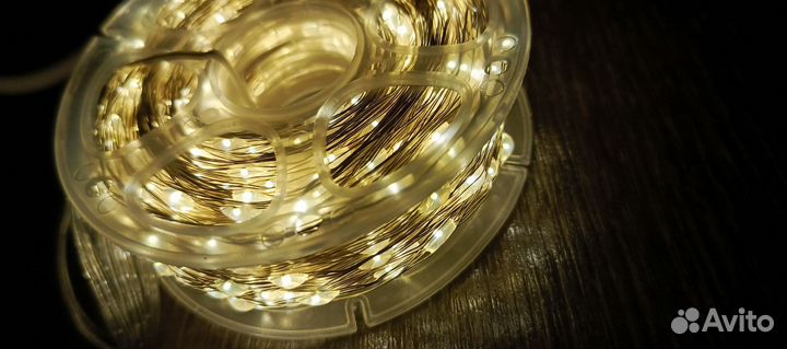 Гирлянда на ёлку + наклейки на окно