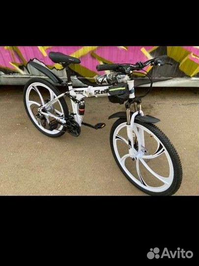 Велосипед складной на литых дисках