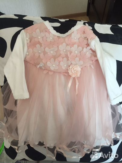 Платье нарядное на 1 год (80 размер)