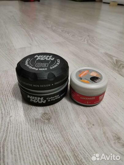 Воск и паста для укладки волос