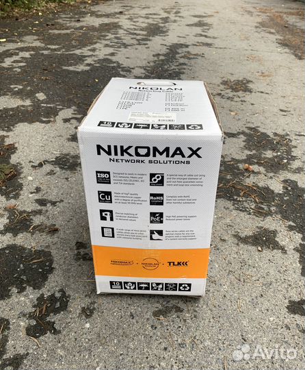 Кабель витая пара UTP Nikomax cat. 5e новые