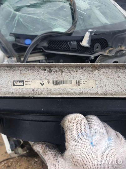 Renault kangoo 1 радиатор О.Ж. 1.9 1.5 дизель