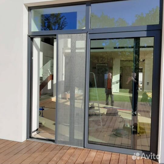 Дверная москитная сетка Плиссе