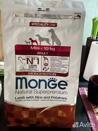 Корм для собак monge