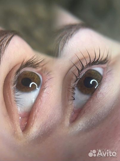 Ламинирование ресниц модель
