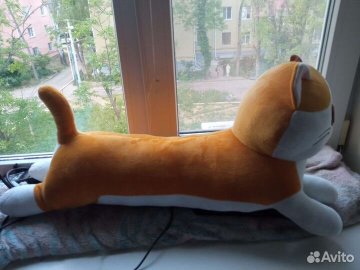 Мягкая игрушка длинный кот