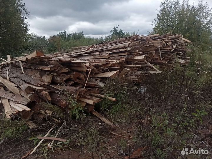 Дрова горбыль пиленый