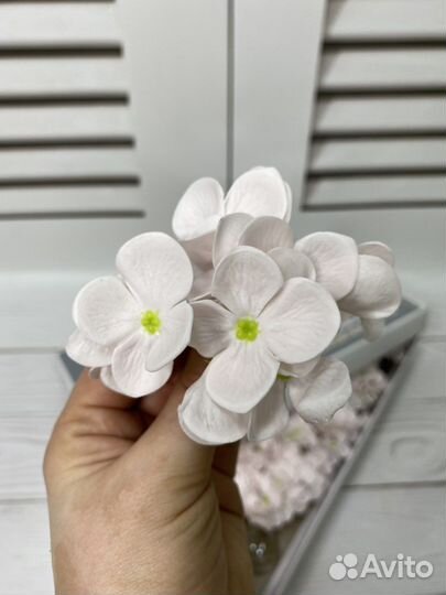 Гортензия из мыла