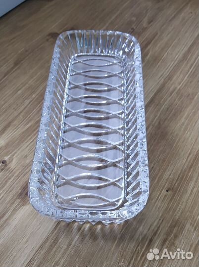 Хрустальная селедочница/Салатник