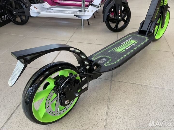 Самокат ручной дисковый тормоз