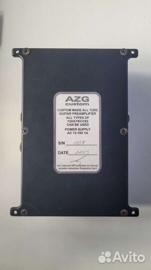 Гитарный предусилитель преамп AZG Custom Facegrind
