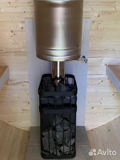 Баня бочка на прицепе