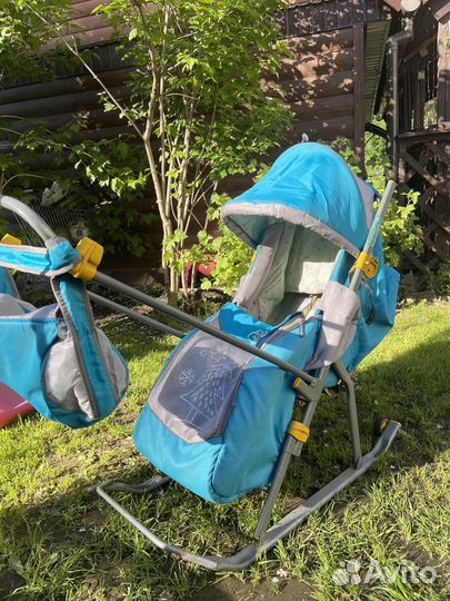 Коляска санки