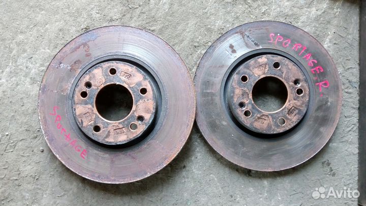 Диски тормозные передние Kia Sportage 2015 г