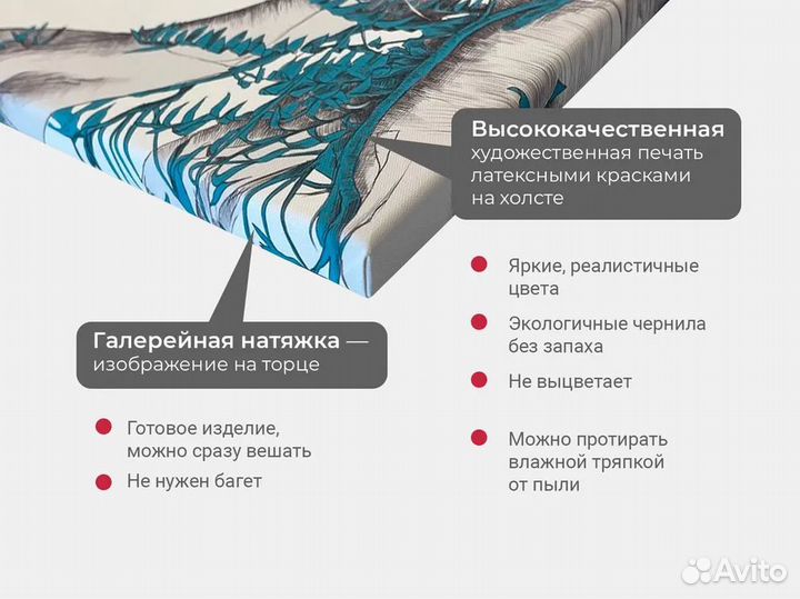 Картина интерьерная Дисконт Абстракция луна 100х60