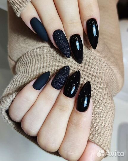 Маникюр комбинированный,наращивание