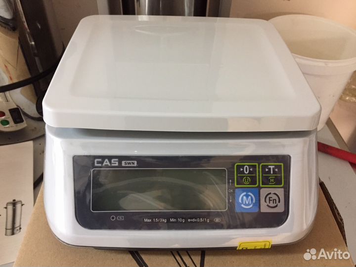 Весы порционные CAS SWN 3. 6.15.30 Корея