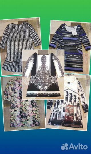 Туники, платье 5 шт на 48-50