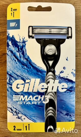 Gillette Sensor 3 бритвенный станок +6 кассет