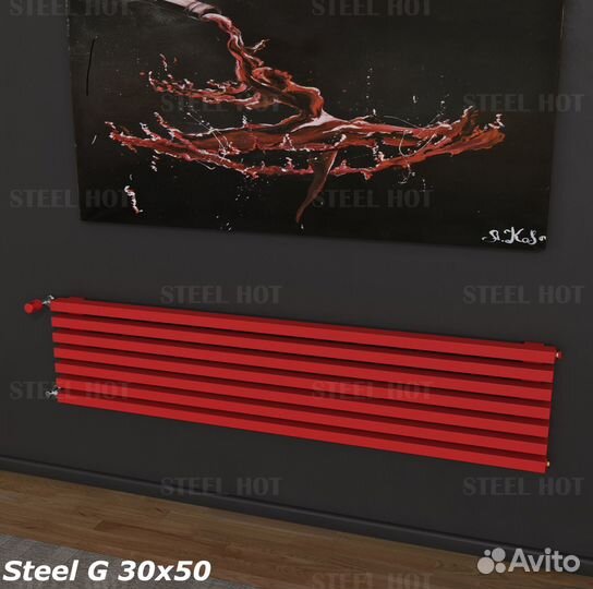 Горизонтальный дизайн радиатор отопления