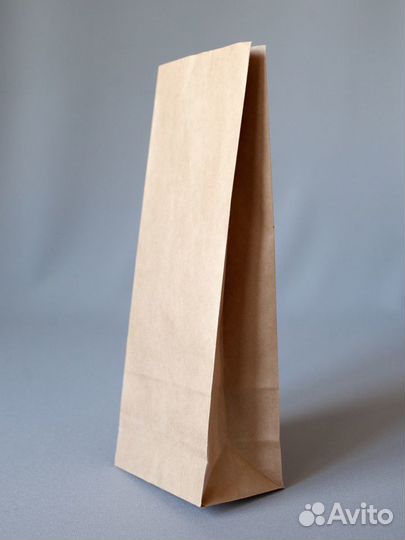 Крафт пакеты с Прямоугольным Дном (без Ручек)