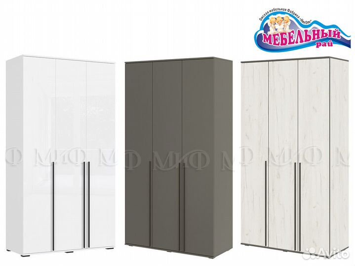 Шкафы Норд 2, 3 и 4-створчатые с антресолью