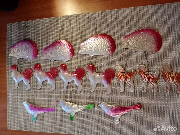 Елочные игрушки ссср, картонаж