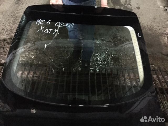 Mazda 6 GG стекло крышки багажника бу оригинал