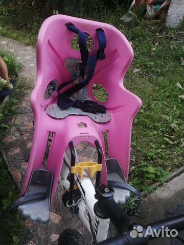 Детское велокресло переднее бу