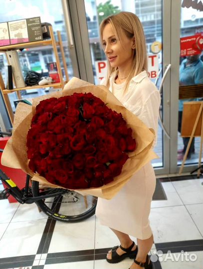 Букет роз 101 роза с доставкой