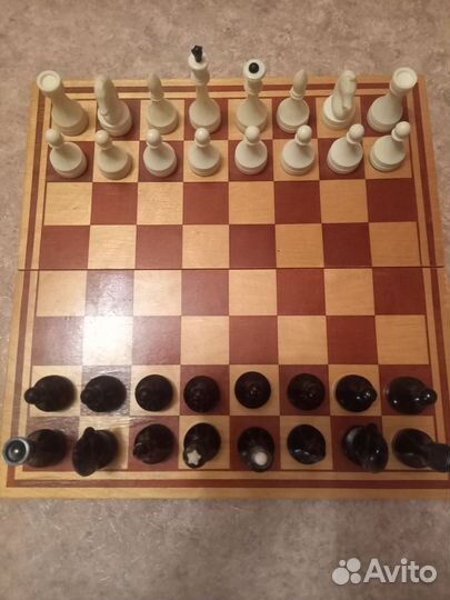 Шахматы СССР 45 на 45 карболитовые